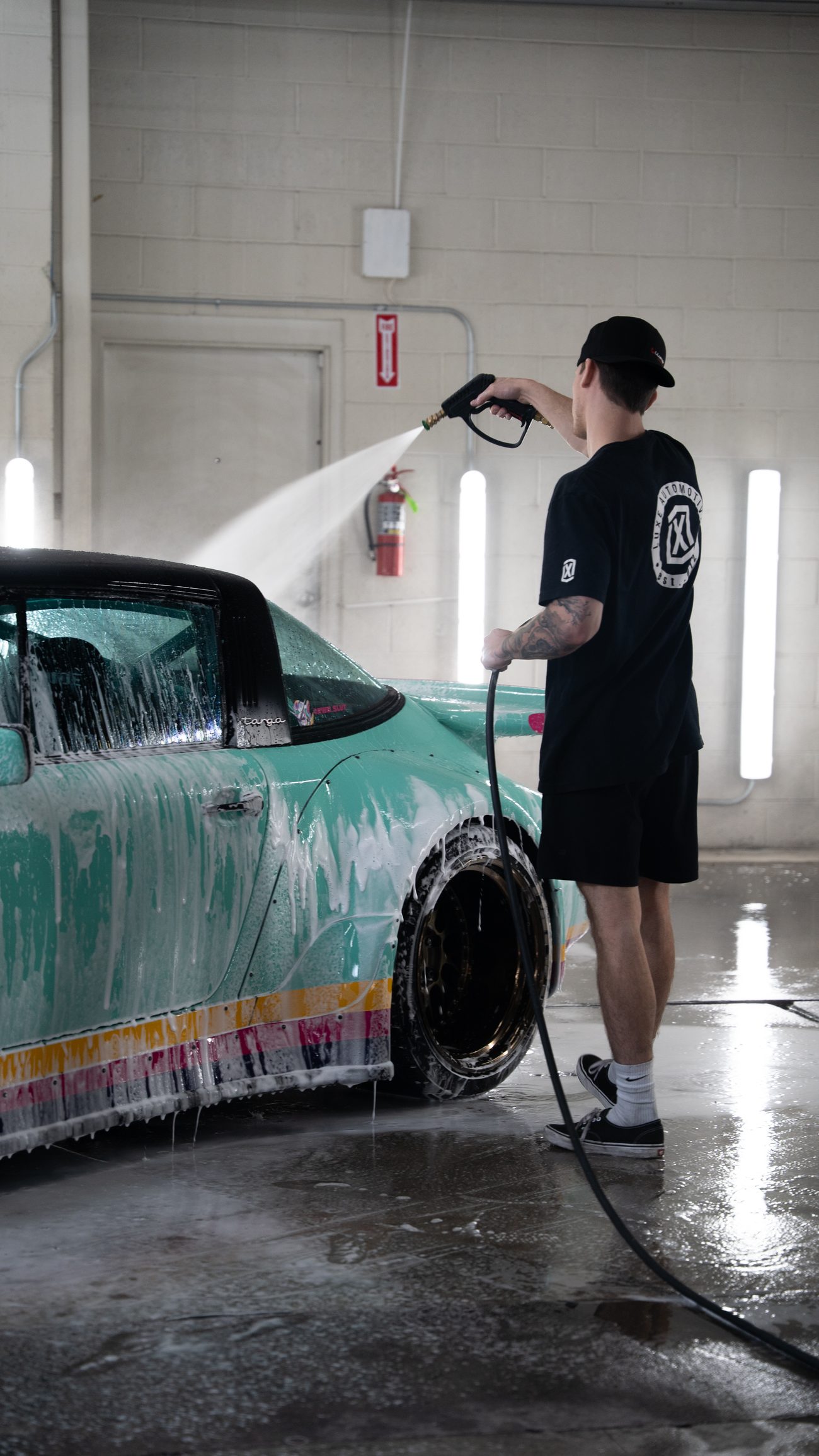 RWB Targa · Hand wash and detail