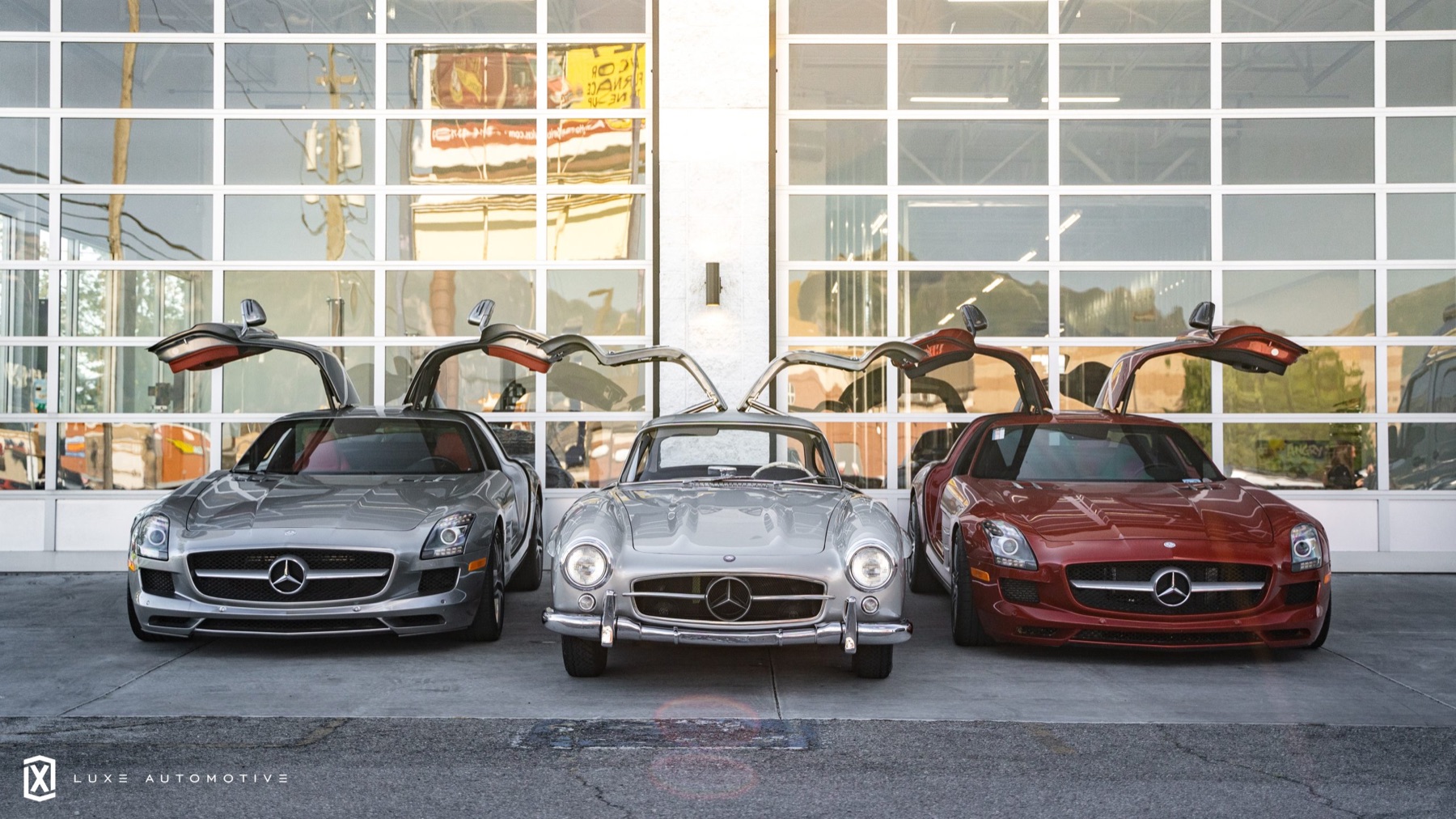 Mercedes SLS trio · Ceramic coating