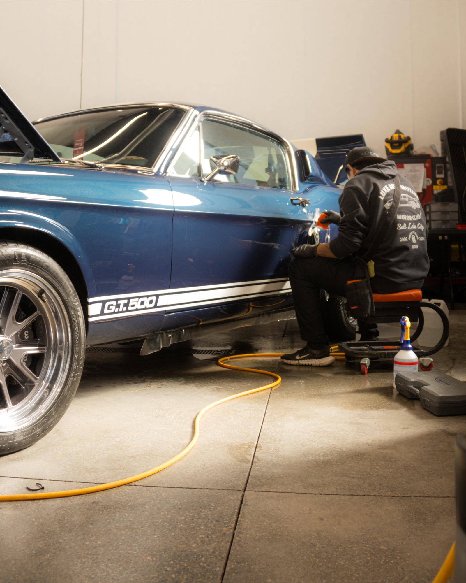Shelby GT500 · Paint correction and ceramic coating