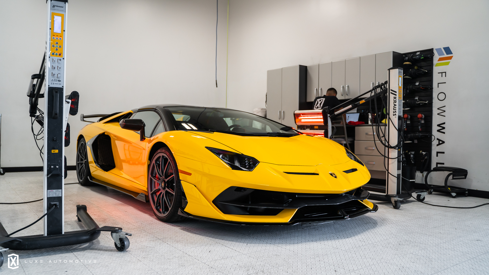 Aventador SVJ · Paint correction and ceramic coating